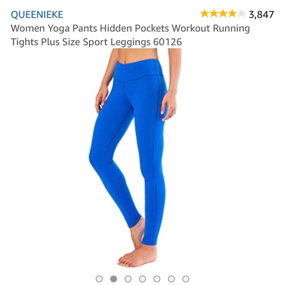 Royal blue leggings size small. - Picture 1 of 7